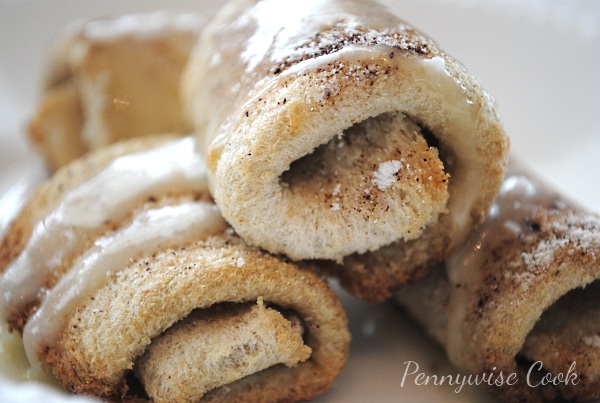 White Bread Cinnamon Rolls