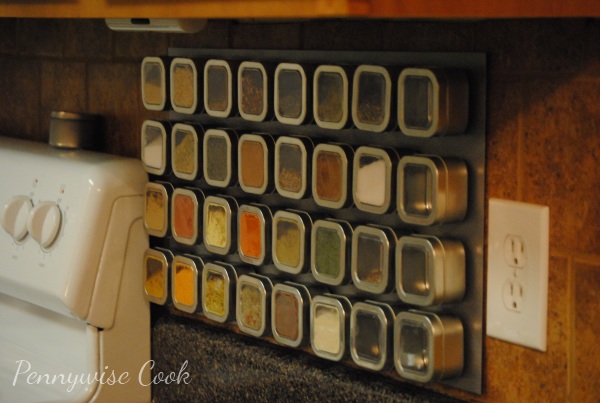 How To Make a Wall-Mounted Magnetic Spice Rack