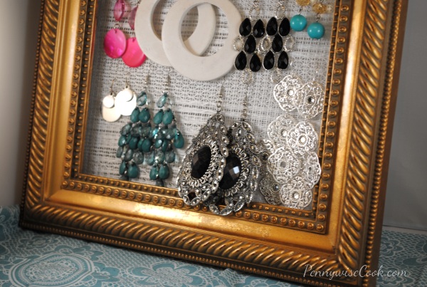 DIY Earring Holder