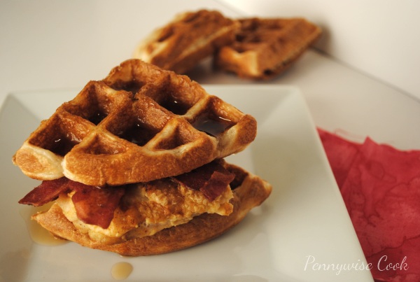 Chicken and Waffle Sandwiches