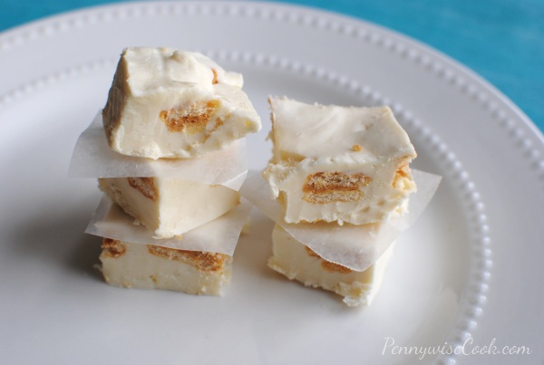 3-Ingredient White Chocolate Peanut Butter Fudge