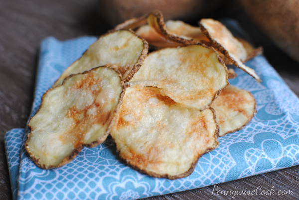 Easy Microwave Potato Chips