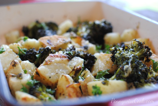 Roasted Broccoli and Potatoes