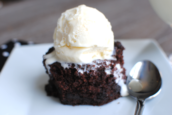 Crockpot Hot Fudge Cake