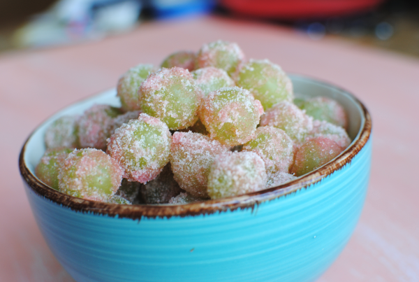 Glitter Grapes {Healthy Snack}