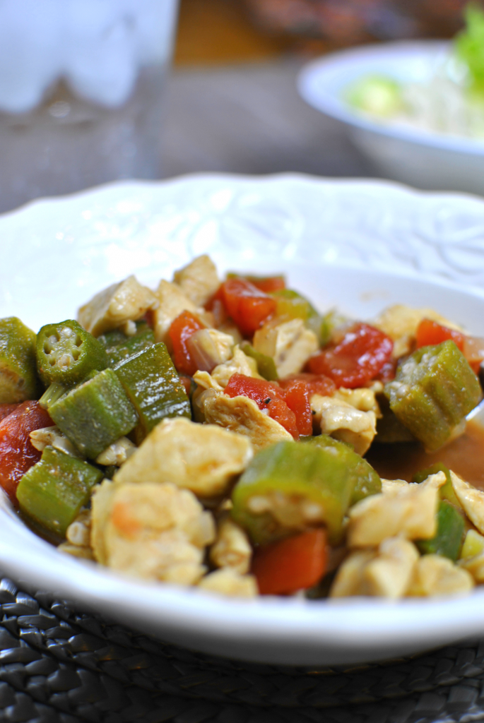 Chicken and Okra Skillet 4